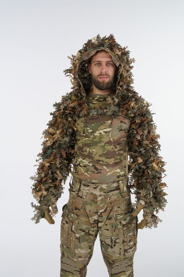 Camouflage cape Viper Hood, color Autumn