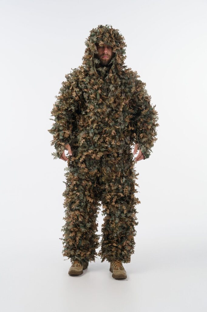 Маскувальний костюм Ghillie v15 pro, колір Темний ліс + Сухий ліс