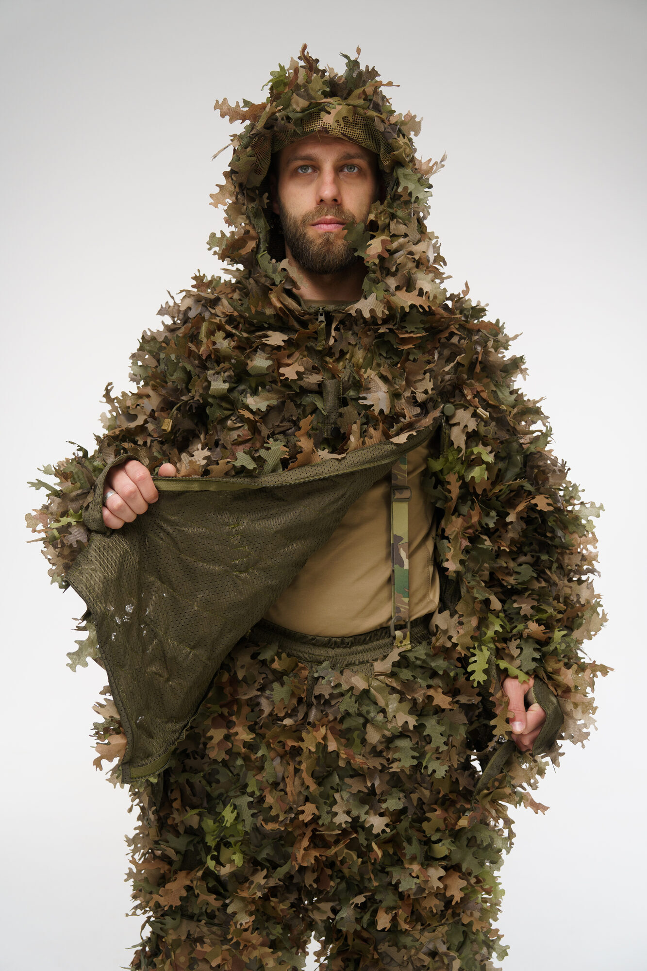 Маскувальний костюм Ghillie Suit OPS, колір 5 міх Хакі-сітка