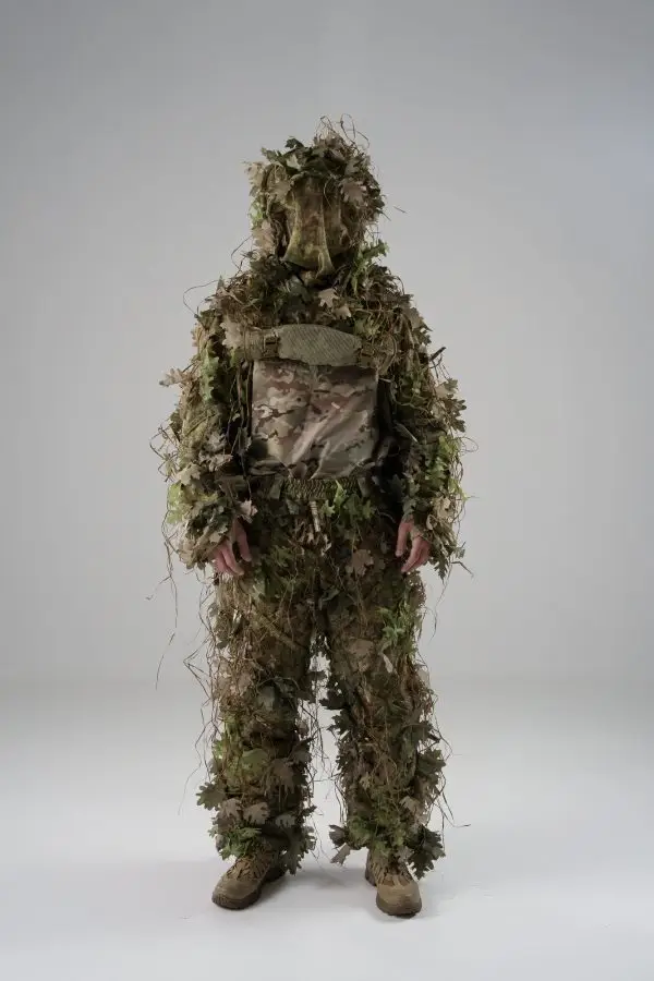 Camouflage suit Ghillie Light, color Summer forest + Dark forest + Dry field