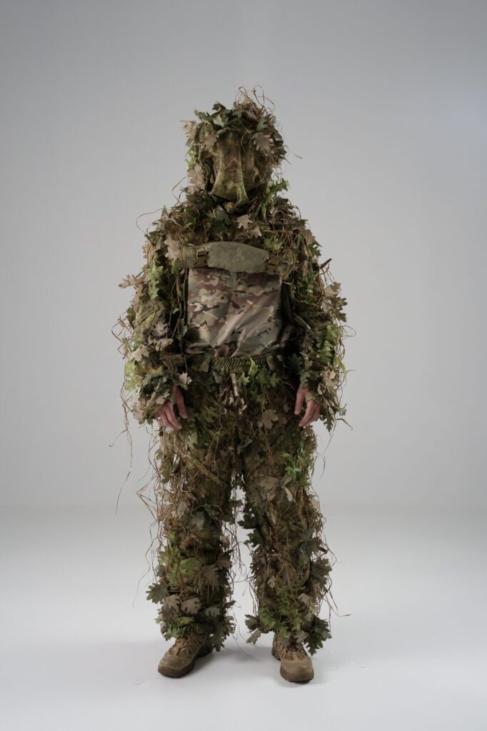 Маскувальний костюм Ghillie Light, колір Літній ліс + Темний ліс + Сухе поле