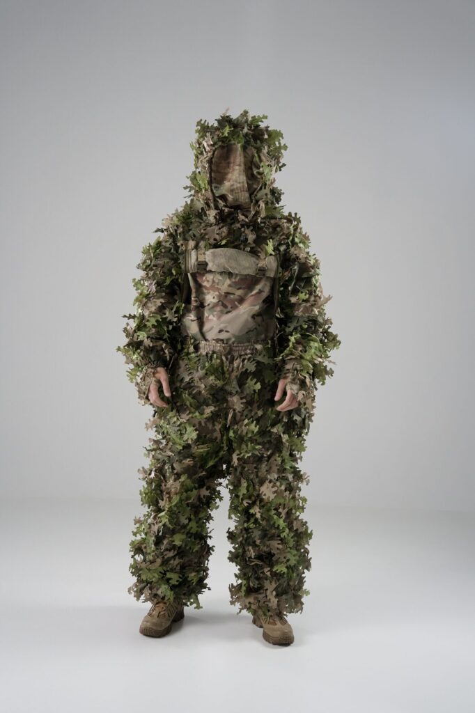 Маскувальний костюм Ghillie v1 pro, колір Літній ліс + Темний ліс + Сухе поле