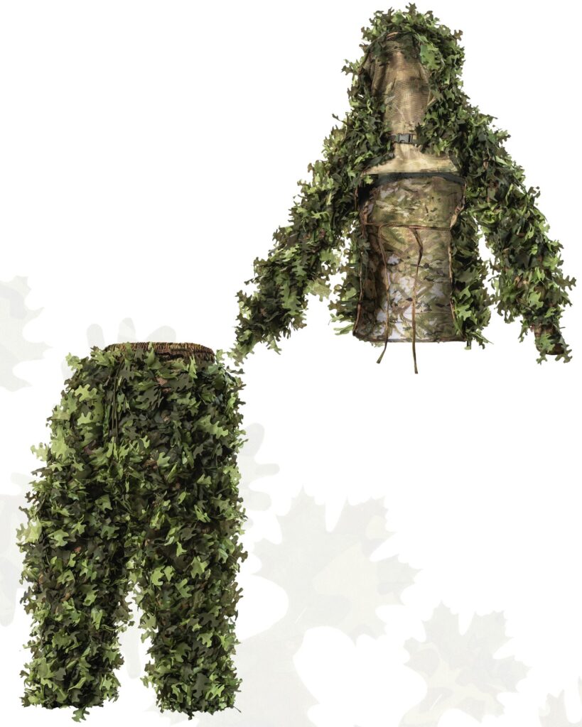 Маскувальний костюм Ghillie Flex 2-в-1, колір Літній ліс + Темний ліс