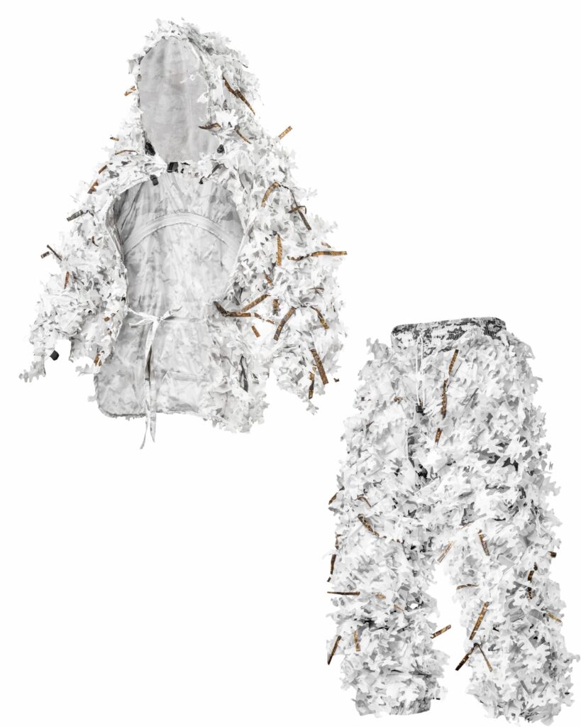 Маскувальний костюм Ghillie Flex 2-в-1, колір Alpine зима