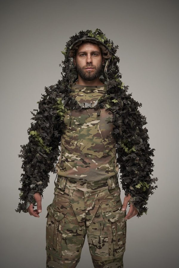 Camouflage cape Viper Hood, color Forest ground