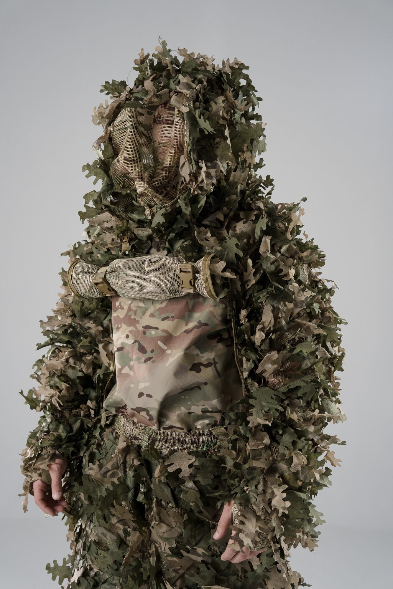 Маскувальний костюм Ghillie v13 pro, колір Темний ліс + Сухе поле