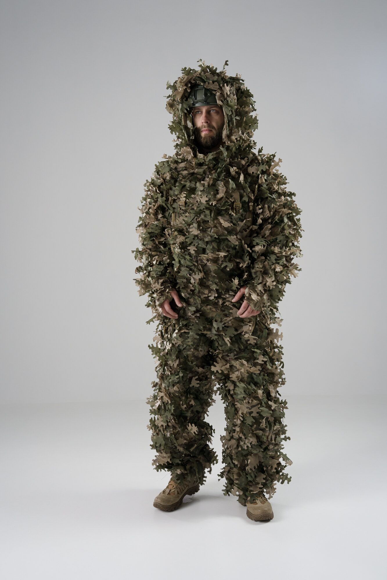Маскувальний костюм Ghillie v13 pro, колір Темний ліс + Сухе поле