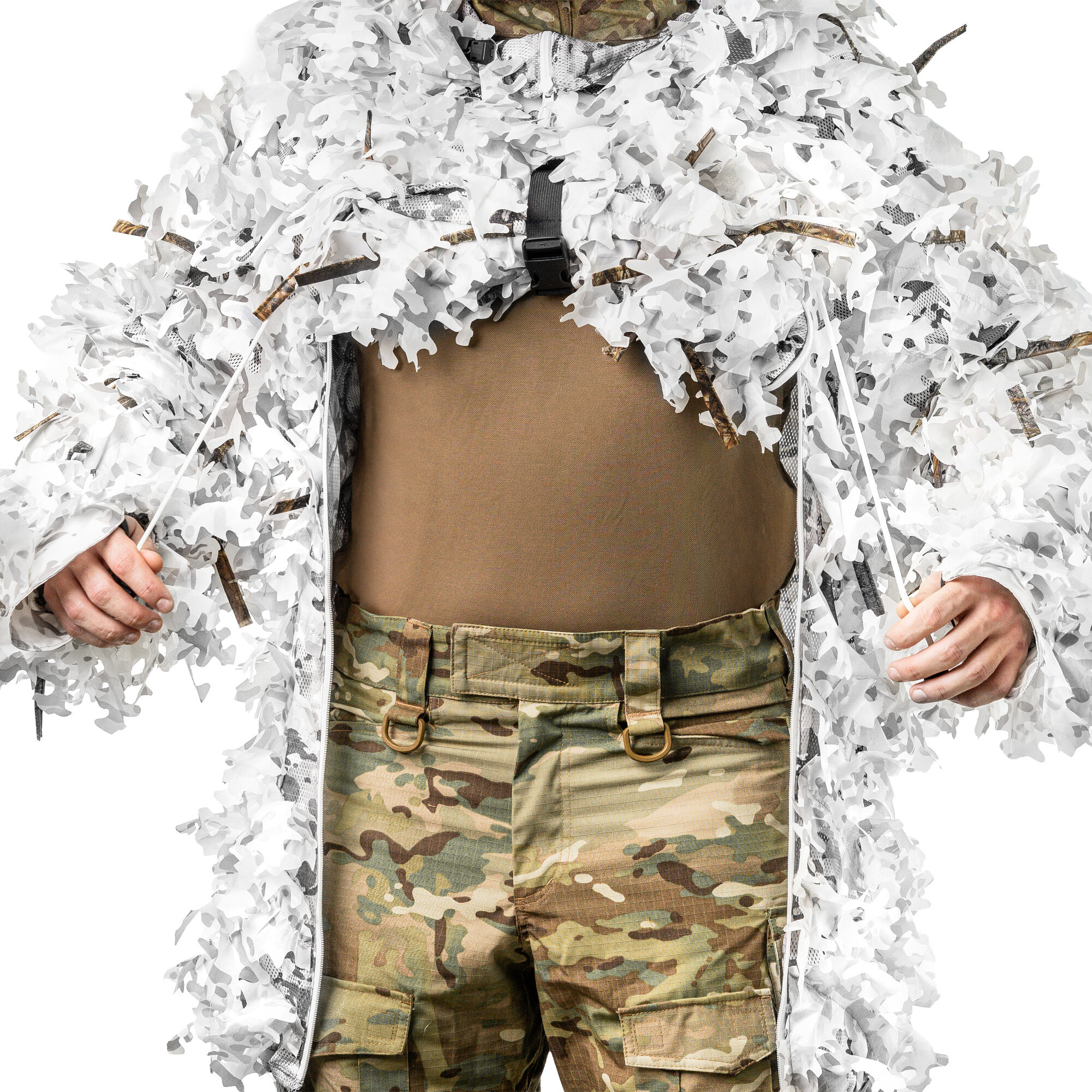 Маскувальний костюм Ghillie PRO+, колір Alpine зима