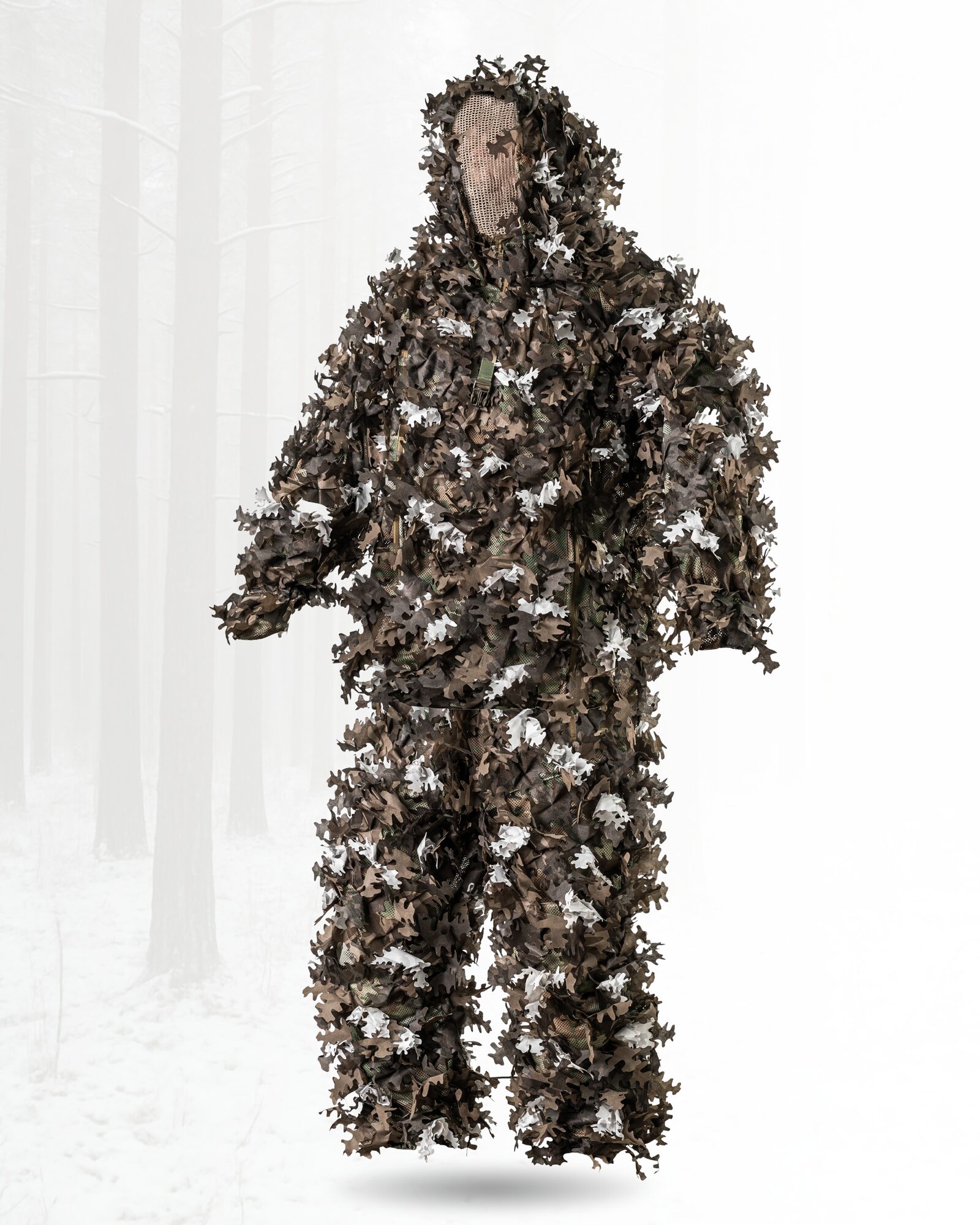 Маскувальний костюм Ghillie PRO+, колір Зимова земля