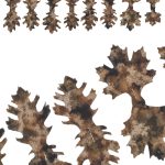 3D штучне листя для додаткового маскування, колір Осінь 2.0
